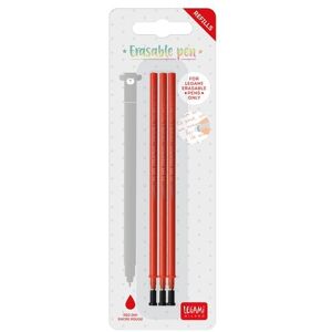 Legami 3x Ersatzmine für löschbaren Gelstift - Rot Legami 3x Ersatzmine für löschbaren Gelstift - Rot
