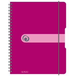 Herlitz Spiralblock A4 to go 80 Blatt kariert beere Herlitz Spiralblock A4 to go 80 Blatt kariert beere