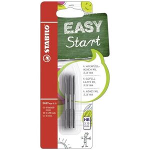 STABILO Minen zum Nachfüllen - EASYergo 3.15 Nachfüllminen - 6er Pack - Härtegrad HB STABILO Minen zum Nachfüllen - EASYergo 3.15 Nachfüllminen - 6er Pack - Härtegrad HB