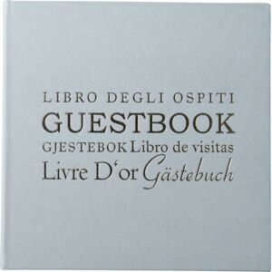 EIBERT Gästebuch, all white Goldprägung EIBERT Gästebuch, all white Goldprägung