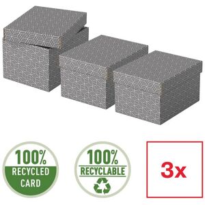 Leitz Archivbox Home S 3Stk grau Leitz Archivbox Home S 3Stk grau