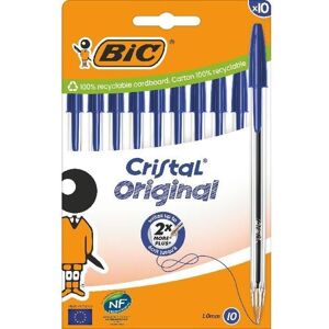 BIC Kugelschreiber Cristal Original 0,4 mm blau, 10er Set BIC Kugelschreiber Cristal Original 0,4 mm blau, 10er Set