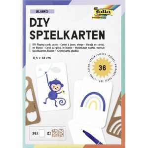 Folia Spielkarten blanko 6,5x10cm Folia Spielkarten blanko 6,5x10cm