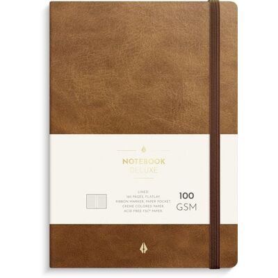 Burde Publishing AB Burde Notizbuch Deluxe A5 braun Burde Publishing AB Burde Notizbuch Deluxe A5 braun