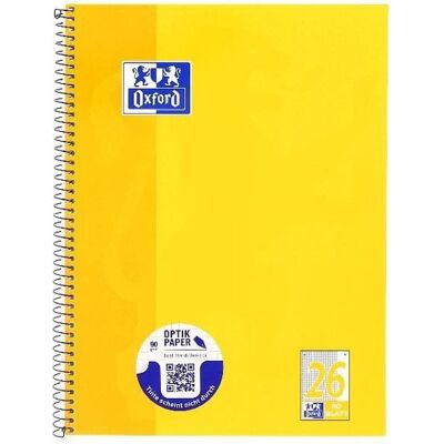 Hamelin OXFORD Collegeblock A4+ 80 Blatt, kariert mit weißem Rand rechts, 90 g/m², 4fach gelocht Hamelin OXFORD Collegeblock A4+ 80 Blatt, kariert mit weißem Rand rechts, 90 g/m², 4fach gelocht