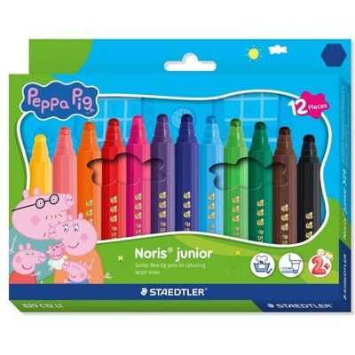 Staedtler Fasermaler Noris® junior Peppa Pig Fasermaler Noris® junior 329 hexagonal Staedtler Fasermaler Noris® junior Peppa Pig Fasermaler Noris® junior 329 hexagonal