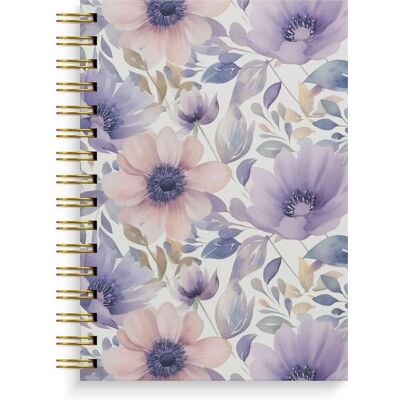 Burde Publishing AB Burde Notizbuch A5 lilac flowers Burde Publishing AB Burde Notizbuch A5 lilac flowers
