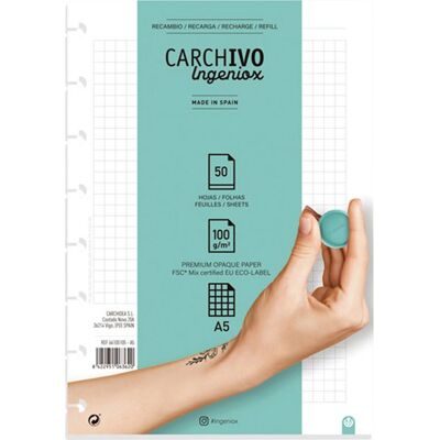 Carchivo Ersatzblätter Notizbuch A5 kar Carchivo Ersatzblätter Notizbuch A5 kar