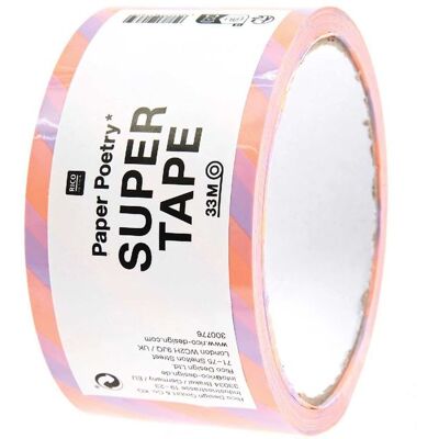 RICO-Design tap Paketklebeband Flieder / Neonorange, 5 cm x 32 m RICO-Design tap Paketklebeband Flieder / Neonorange, 5 cm x 32 m