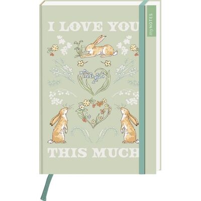 arsedition MyNOTES Papeterie: Weißt du eigentlich, wie lieb ich dich hab? Notizbuch A5 arsedition MyNOTES Papeterie: Weißt du eigentlich, wie lieb ich dich hab? Notizbuch A5