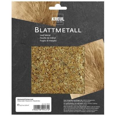 KREUL Blattmetall Flocken Gold 2 g KREUL Blattmetall Flocken Gold 2 g