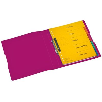 Herlitz Ringbuch PP A4 2 Ringe 25mm, opak beere Herlitz Ringbuch PP A4 2 Ringe 25mm, opak beere