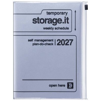 Mark's Europe MARK'S 2026/27 Diary A5 Storage.it // Silver Mark's Europe MARK'S 2026/27 Diary A5 Storage.it // Silver