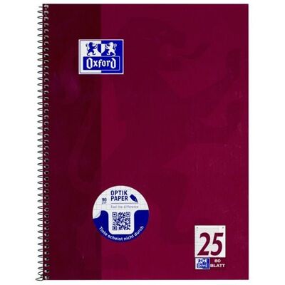Hamelin OXFORD Collegeblock A4+ 80 Blatt, liniert mit weißem Rand rechts, 90 g/m², 4fach gelocht Hamelin OXFORD Collegeblock A4+ 80 Blatt, liniert mit weißem Rand rechts, 90 g/m², 4fach gelocht