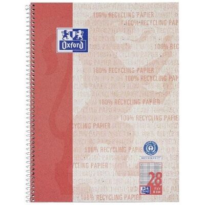 Hamelin OXFORD Recycling Collegeblock A4+ (220 x 295 mm) 80 Blatt kariert mit Doppelrand Hamelin OXFORD Recycling Collegeblock A4+ (220 x 295 mm) 80 Blatt kariert mit Doppelrand