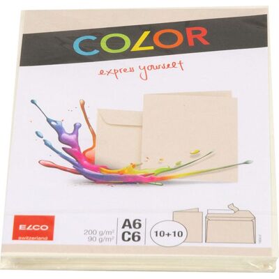 Elco Couvert/Karten C6/A6 Color cha Elco Couvert/Karten C6/A6 Color cha