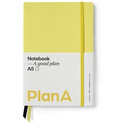 Thalia Notizbuch A5 Softcover Blanko Lemon Yellow Thalia Notizbuch A5 Softcover Blanko Lemon Yellow