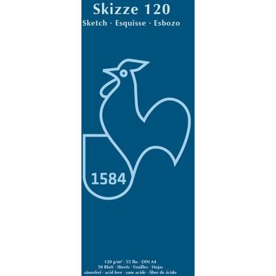 Hahnemühle Papier Skizze 120, DIN A 4, 120 g/m² Hahnemühle Papier Skizze 120, DIN A 4, 120 g/m²