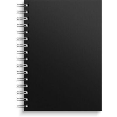Burde Publishing AB Burde Notizbuch A5 schwarz/silber Burde Publishing AB Burde Notizbuch A5 schwarz/silber
