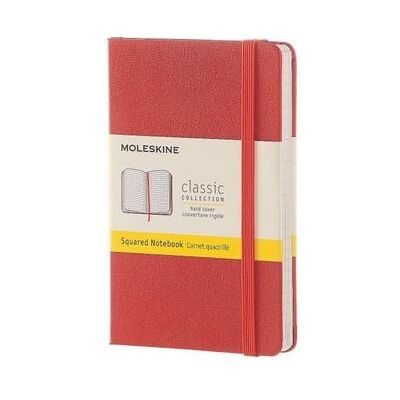 Moleskine Germany Moleskine Coral Orange Pocket Squared Note Moleskine Germany Moleskine Coral Orange Pocket Squared Note