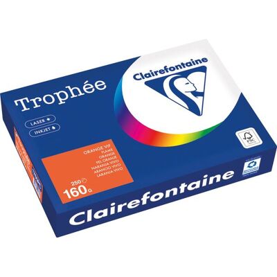 Clairefontaine Kopierpapier A4 160g orange Clairefontaine Kopierpapier A4 160g orange