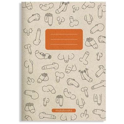 matabooks - A5 Notizheft aus Graspapier - Maya Farbe: Carrot matabooks - A5 Notizheft aus Graspapier - Maya Farbe: Carrot