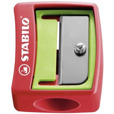 STABILO Spitzer - woody 3 in 1 Spitzer - für extradicke Stifte - rot/grün STABILO Spitzer - woody 3 in 1 Spitzer - für extradicke Stifte - rot/grün