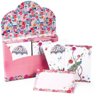 Brunnen Blattgeflüster Patchwork Design Grußkarten-Set Brunnen Blattgeflüster Patchwork Design Grußkarten-Set