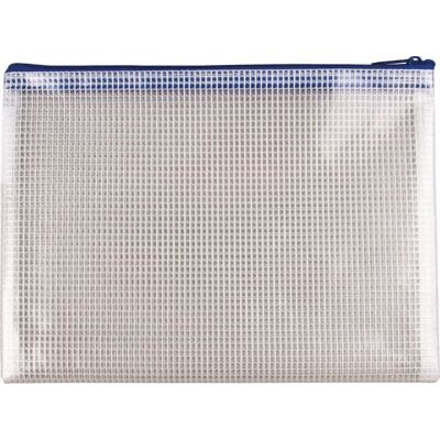 Q-CONNECT® Reissverschlusstaschen, A5 blau Q-CONNECT® Reissverschlusstaschen, A5 blau