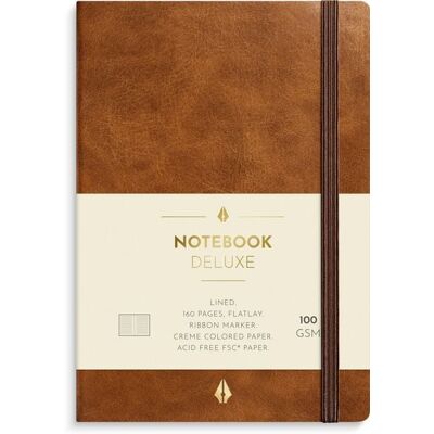 Burde Publishing AB Burde Notizbuch Deluxe A6 braun Burde Publishing AB Burde Notizbuch Deluxe A6 braun