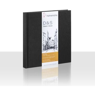 Hahnemühle Papier Skizzenbuch D&S, 14 x 14 cm, 140 g/m² Hahnemühle Papier Skizzenbuch D&S, 14 x 14 cm, 140 g/m²