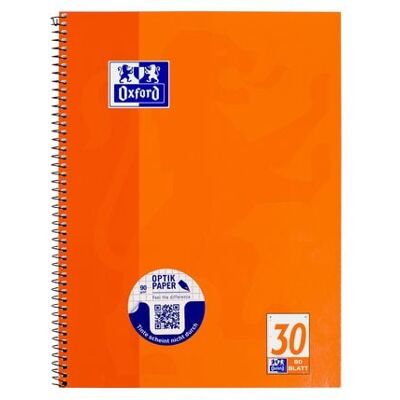 Hamelin OXFORD Collegeblock A4+ 80 Blatt, blanko, 90 g/m², 4fach gelocht Hamelin OXFORD Collegeblock A4+ 80 Blatt, blanko, 90 g/m², 4fach gelocht