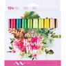 TALENS ECOLINE® Brush Pen, 10 Farben Botanic Kartonetui