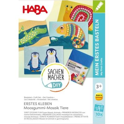 HABA 2013218 - SachenMacher DIY: Erstes Kleben Moosgummi-Mosaik Tiere, Erstes Basteln HABA 2013218 - SachenMacher DIY: Erstes Kleben Moosgummi-Mosaik Tiere, Erstes Basteln