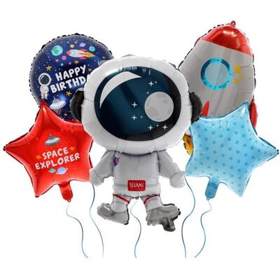 Legami 5er Set Ballons - Let's Party! - Weltall Legami 5er Set Ballons - Let's Party! - Weltall
