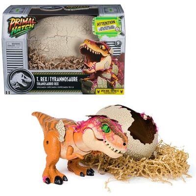 Spin Master Primal Hatch, Jurassic World, Interaktiver T-Rex im Ei, 100+ Soundeffekte und Reaktionen Spin Master Primal Hatch, Jurassic World, Interaktiver T-Rex im Ei, 100+ Soundeffekte und Reaktionen