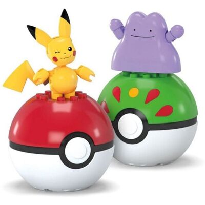 Mattel Pokémon: MEGA Poké Ball 2-Pack - assortiert Mattel Pokémon: MEGA Poké Ball 2-Pack - assortiert