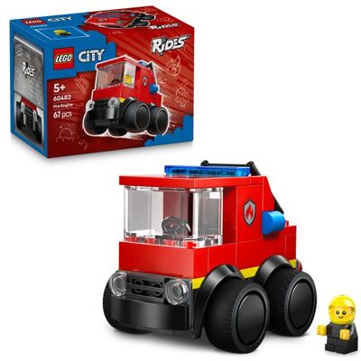 LEGO® GmbH LEGO City 60482 Coole Flitzer – Löschauto, Spielzeug mit Minifigur LEGO® GmbH LEGO City 60482 Coole Flitzer – Löschauto, Spielzeug mit Minifigur