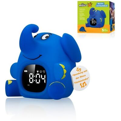 Bresser 14675 - DieMaus Lichtwecker für Kinder, Elefant Bresser 14675 - DieMaus Lichtwecker für Kinder, Elefant