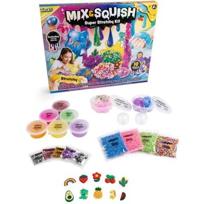 Triton-X Mix and Squish Super stretchy Slime kit Triton-X Mix and Squish Super stretchy Slime kit
