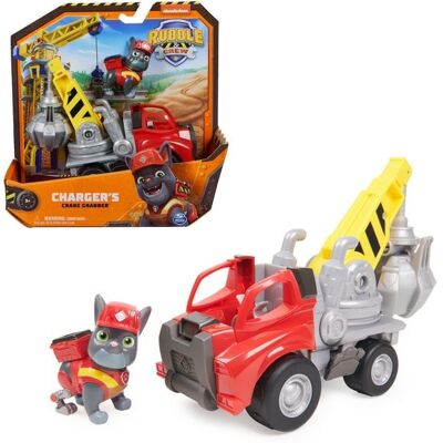 Spin Master International B.V. Rubble & Crew - Kran-Baufahrzeug mit Charger-Figur (Basis Fahrzeug) Spin Master International B.V. Rubble & Crew - Kran-Baufahrzeug mit Charger-Figur (Basis Fahrzeug)