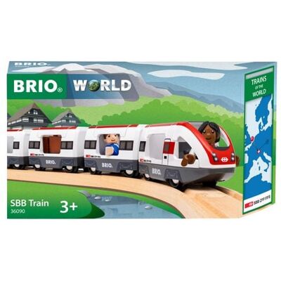 Ravensburger Verlag GmbH BRIO World – 36090 Trains of the World SBB-Zug Spielzeugzug für Kinder ab 3 Jahren Ravensburger Verlag GmbH BRIO World – 36090 Trains of the World SBB-Zug Spielzeugzug für Kinder ab 3 Jahren