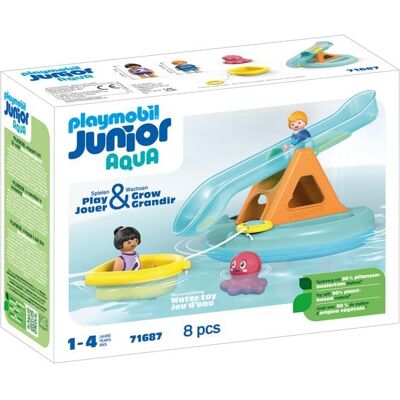 PLAYMOBIL 71687 JUNIOR Badeinsel mit Wasserrutsche PLAYMOBIL 71687 JUNIOR Badeinsel mit Wasserrutsche