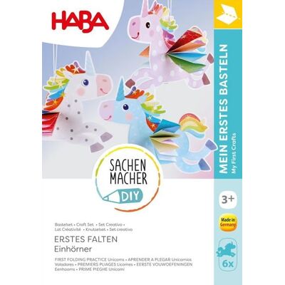 HABA 2013242 - SachenMacher DIY: Erstes Falten Einhörner, Erstes Basteln HABA 2013242 - SachenMacher DIY: Erstes Falten Einhörner, Erstes Basteln