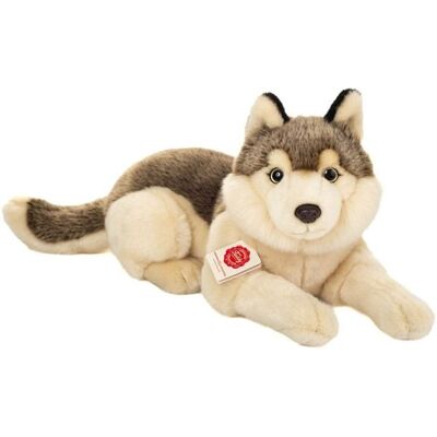 Teddy Hermann 90855 - Wolf liegend, Plüsch, Länge: 40 cm Teddy Hermann 90855 - Wolf liegend, Plüsch, Länge: 40 cm