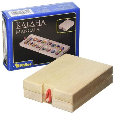 Philos Kalaha, mini, klappbar, Reisespiel Philos Kalaha, mini, klappbar, Reisespiel