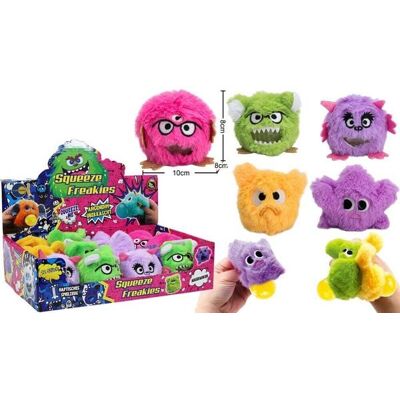 Fun Unlimited Products Plüsch Squeeze Freakies, Display Fun Unlimited Products Plüsch Squeeze Freakies, Display