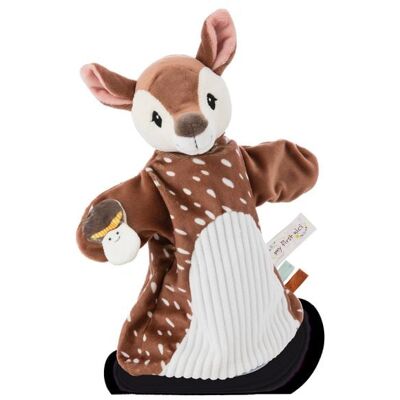 Nici Schmusetuch Handpuppe Rehkitz 2in1 26x25cm auf Nici Schmusetuch Handpuppe Rehkitz 2in1 26x25cm auf