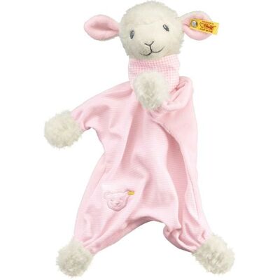 Steiff - Träum-süß-Lamm Schmusetuch, rosa, 30cm Steiff - Träum-süß-Lamm Schmusetuch, rosa, 30cm