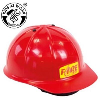 CORVUS A600014 - Kids at work: Feuerwehrhelm, rot, Kunststoff CORVUS A600014 - Kids at work: Feuerwehrhelm, rot, Kunststoff